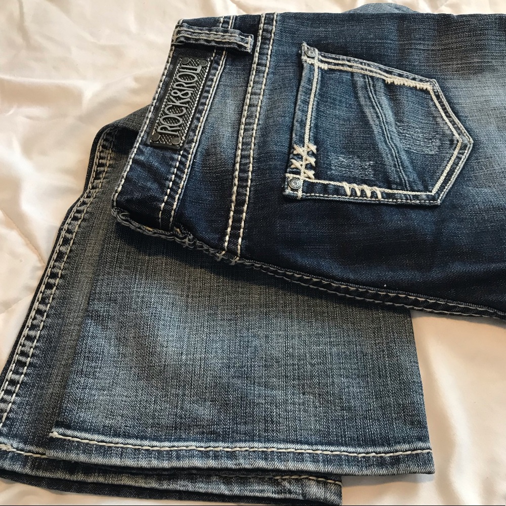 Rock & Roll Cowgirl Mid Rise Jeans